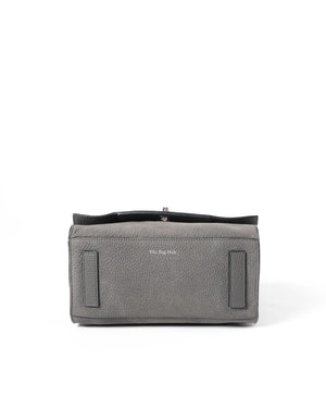 Moynat Gray Suede Danse PM Bag
