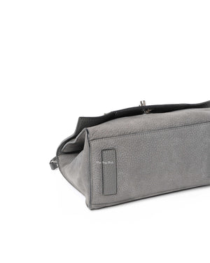 Moynat Gray Suede Danse PM Bag