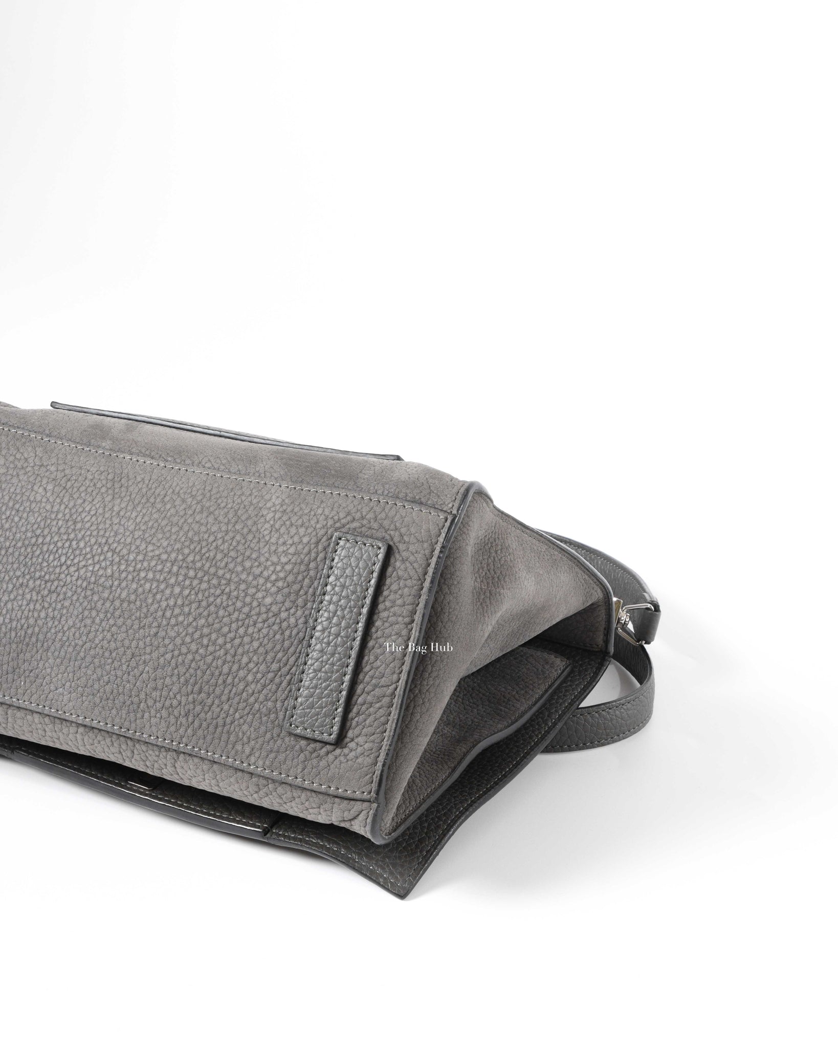 Moynat Gray Suede Danse PM Bag