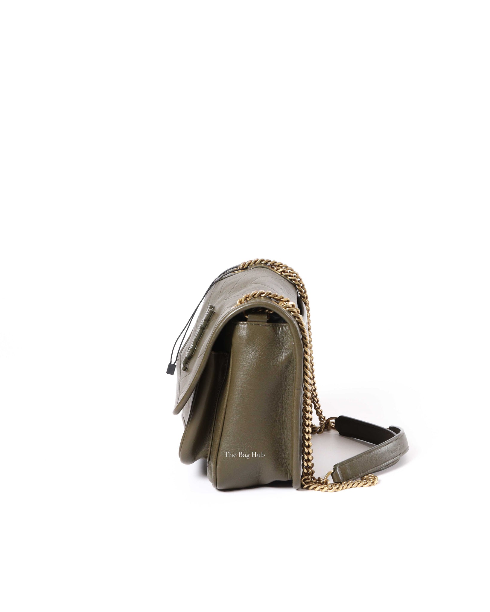 Saint Laurent Dark Green Niki Baby Chain Bag
