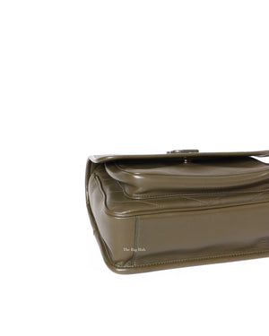 Saint Laurent Dark Green Niki Baby Chain Bag