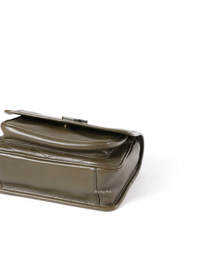 Saint Laurent Dark Green Niki Baby Chain Bag