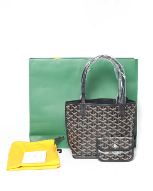 Goyard Black Reversible Mini Anjou Bag-13
