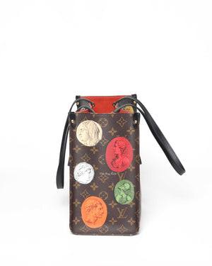 Louis Vuitton Monogram Cameo x Fornasetti Capsule OTG MM Bag-5