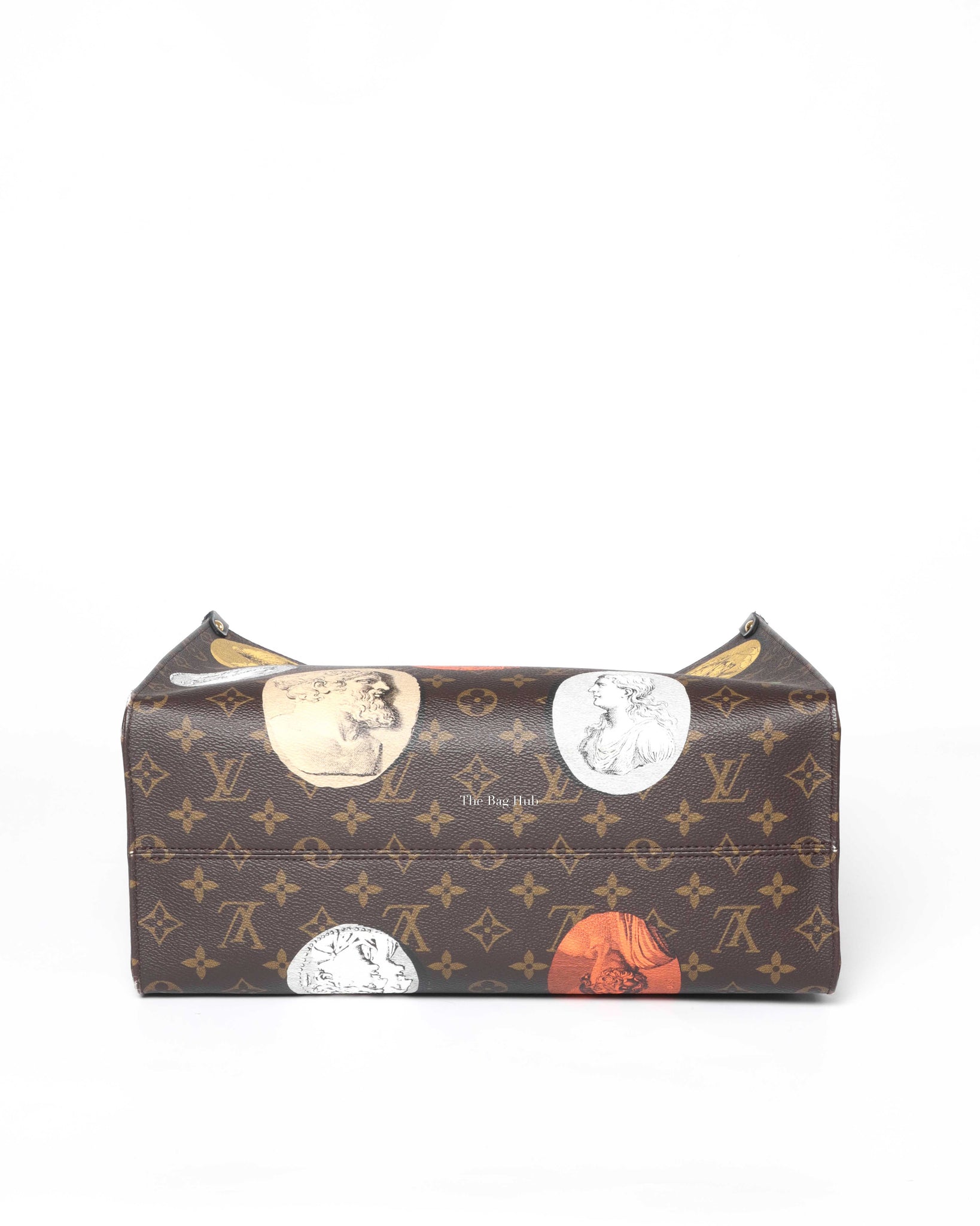 Louis Vuitton x Fornasetti Neverfull MM Monogram Cameo Brown in Coated  Canvas with Gold-tone - GB