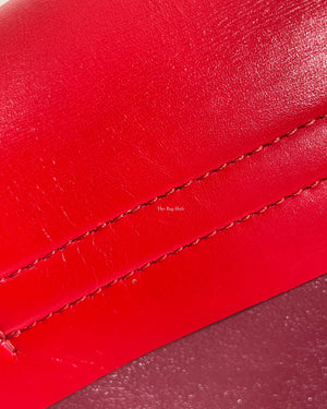 Valentino Red V Ring Crossbody Bag