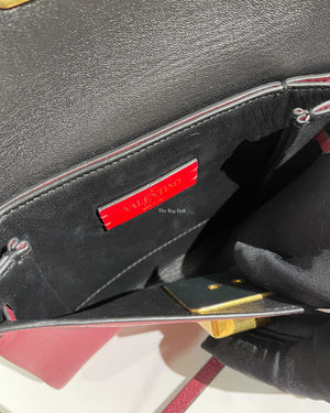 Valentino Red V Ring Crossbody Bag