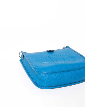 Hermes Bleu Zanzibar Evelyne TPM Bag