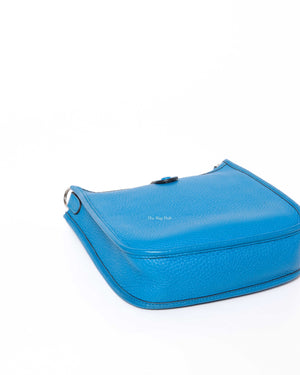 Hermes Bleu Zanzibar Evelyne TPM Bag