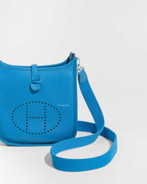 Hermes Bleu Zanzibar Evelyne TPM Bag