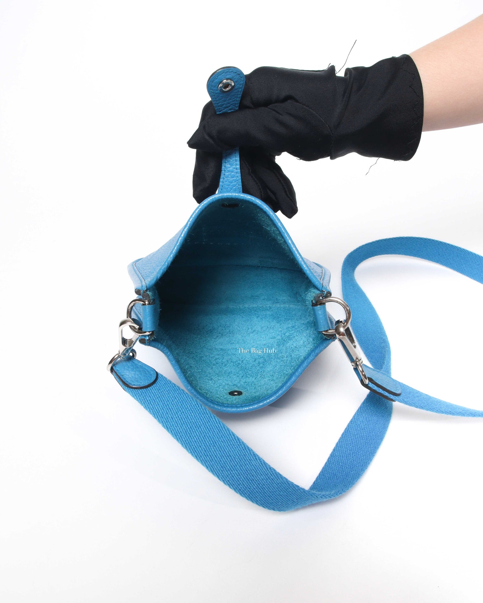 Hermes Bleu Zanzibar Evelyne TPM Bag