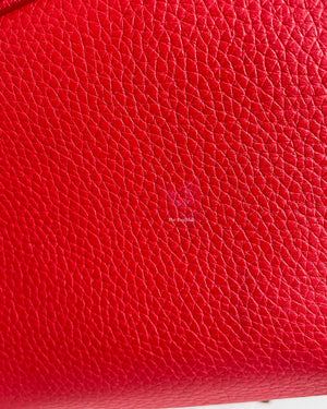 Louis Vuitton Red/Snakeskin Capucines MM Bag-27