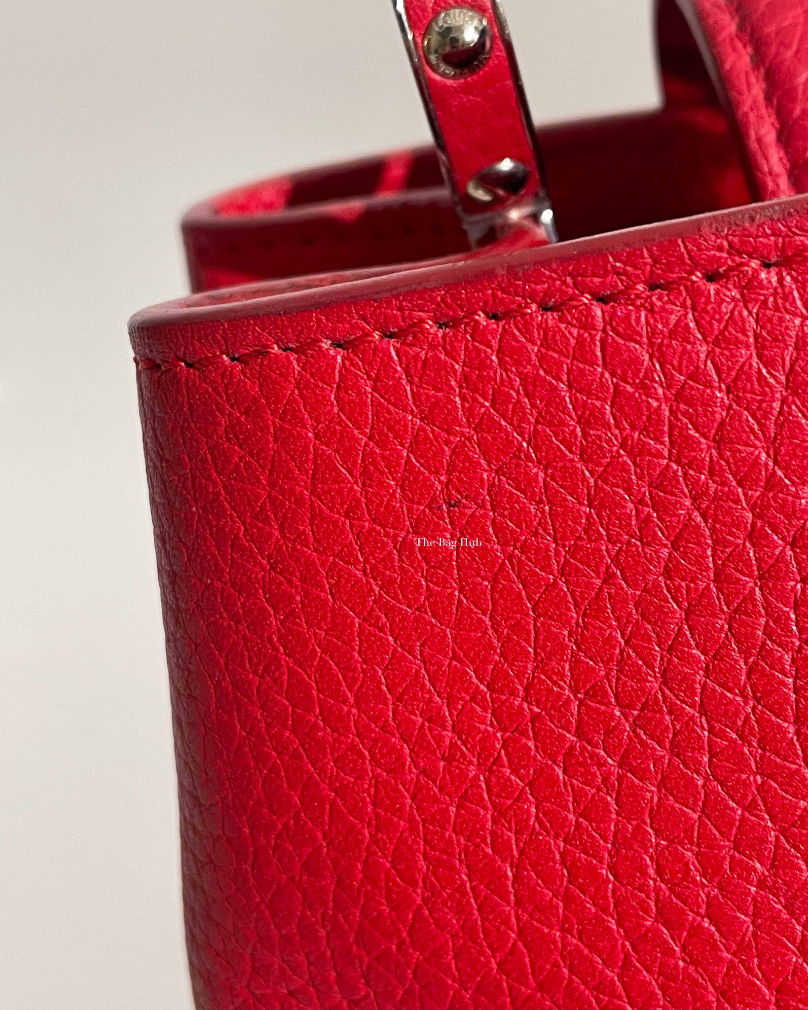 Louis Vuitton Red/Snakeskin Capucines MM Bag-29