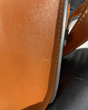 Celine Tan Smooth Calfskin Folco Cuir Triomphe Crossbody Bag-19