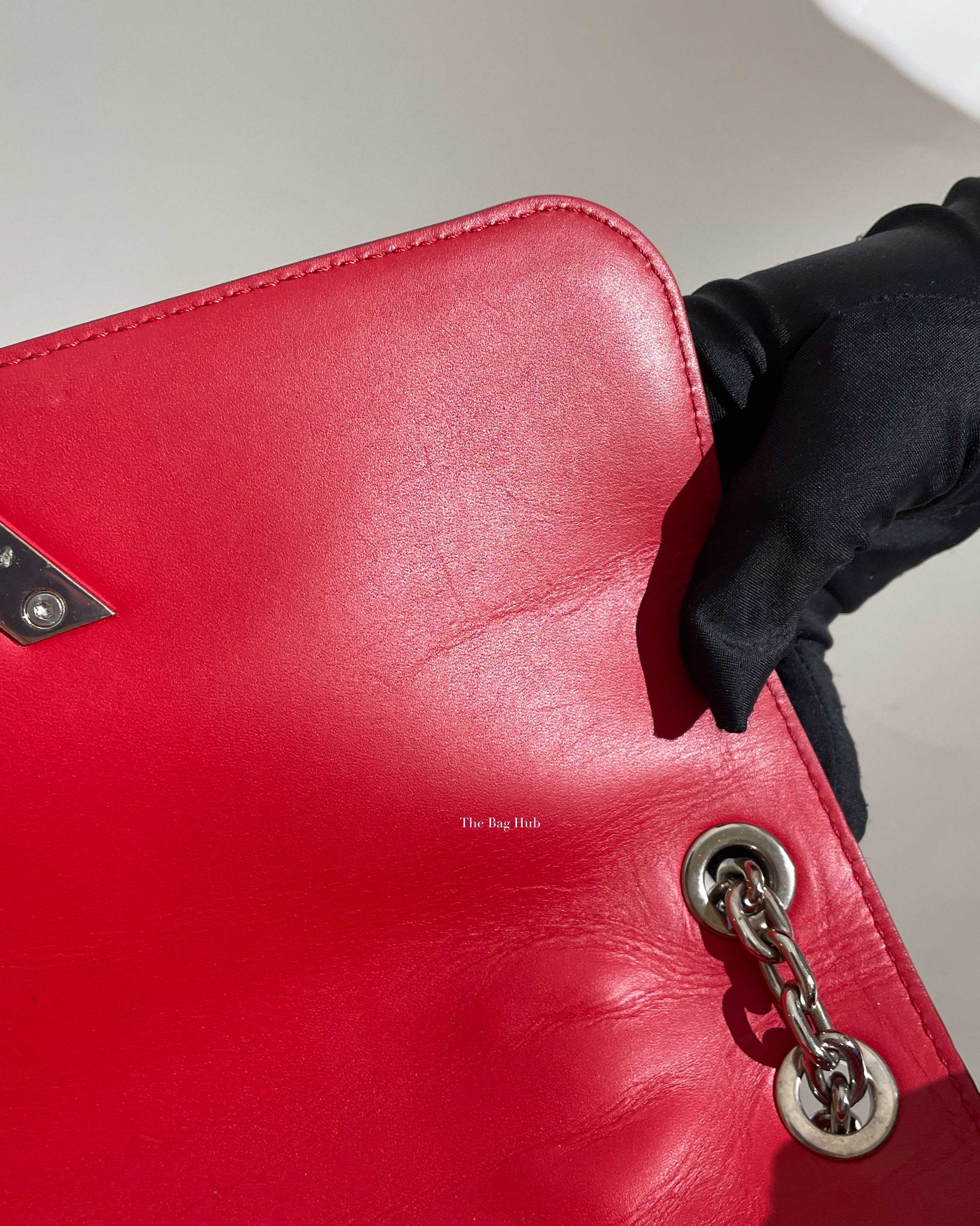 Louis Vuitton Red Very Chain Bag-18