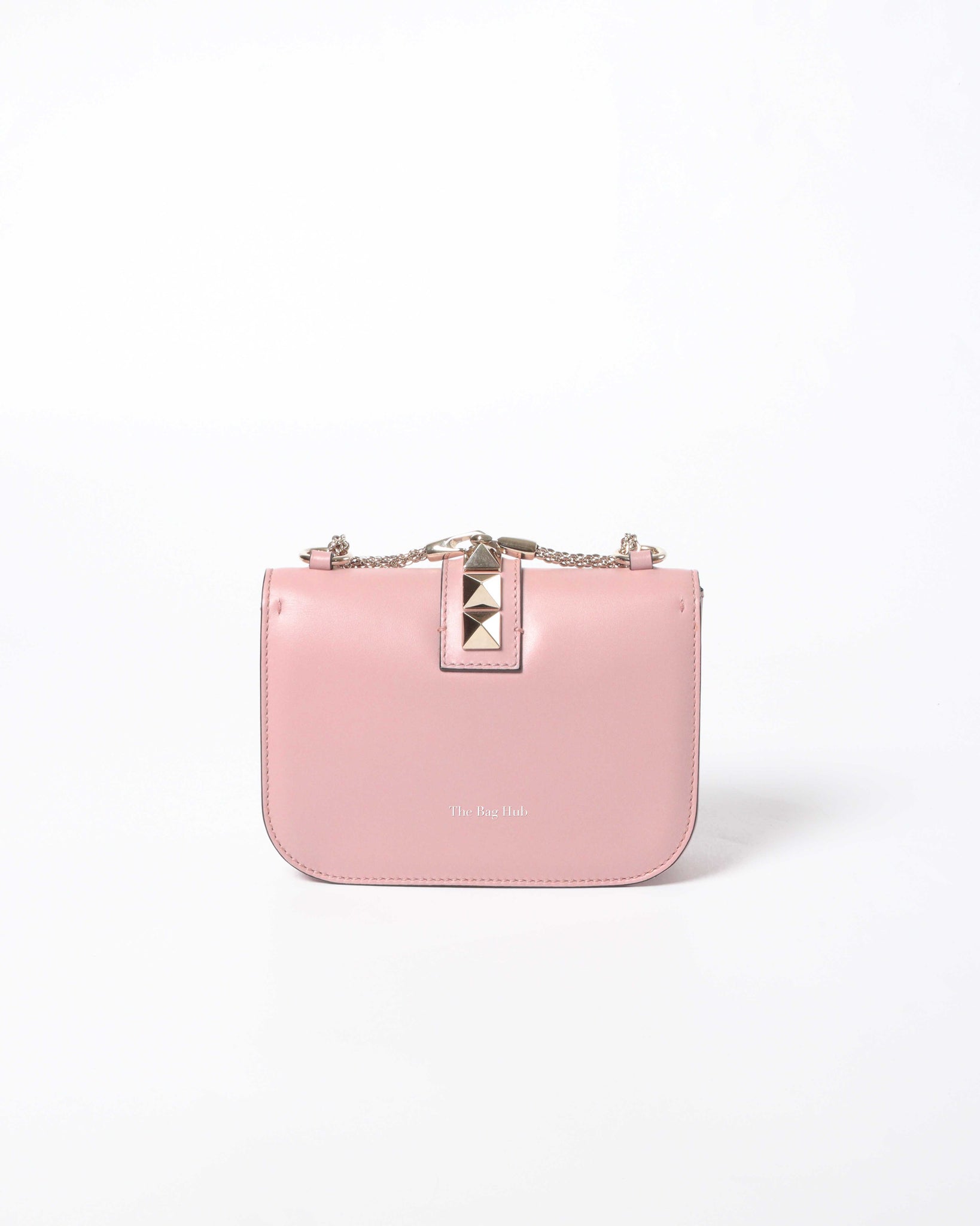 Blush Valentino Garavani Lock small leather shoulder bag