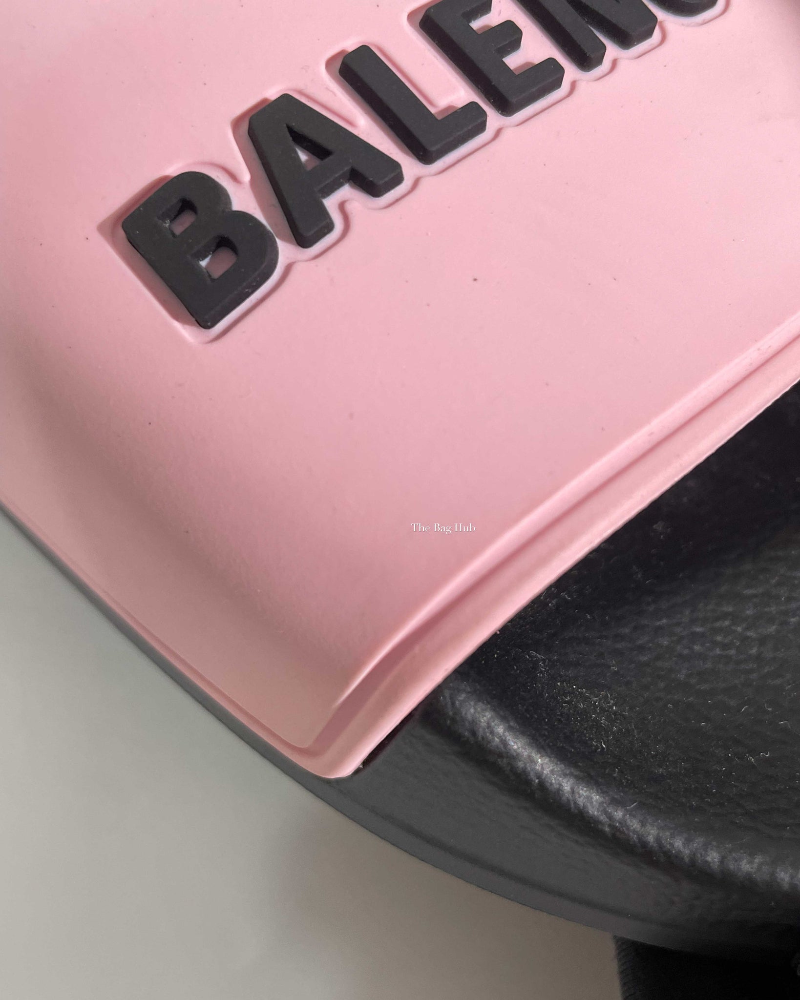 Balenciaga Black/Pink Rubber Women's Pool Slides Size 35-13