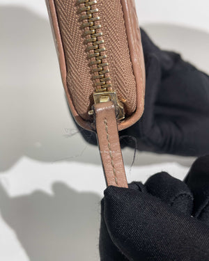 Gucci Blush Bow Gucci Shima Zip Around Long Wallet-22