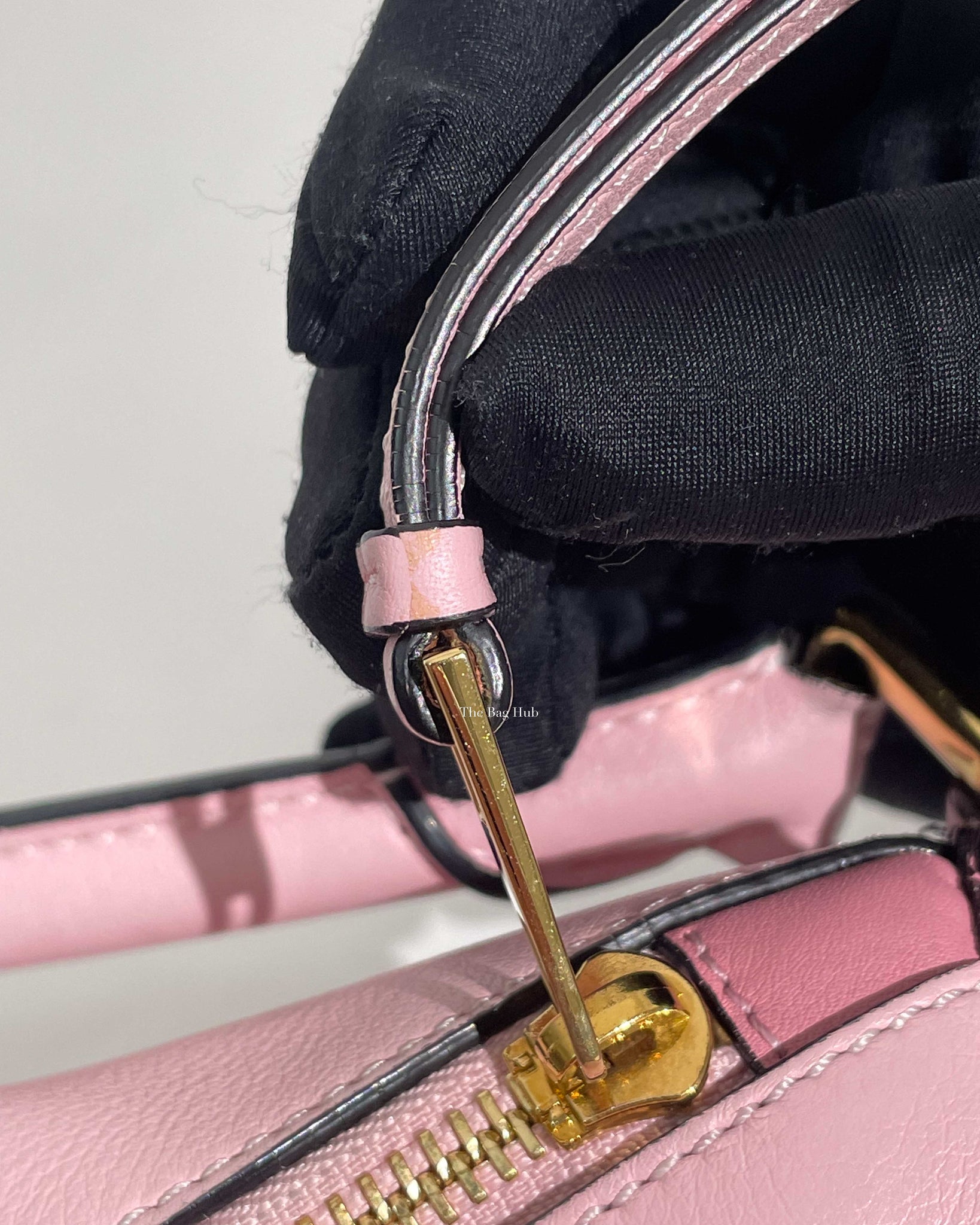 Loewe Pink Tricolor Leather Small Puzzle Bag-20