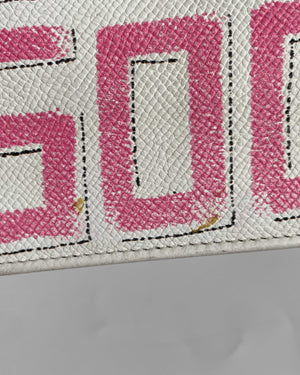 Balenciaga White Graffiti BB WOC