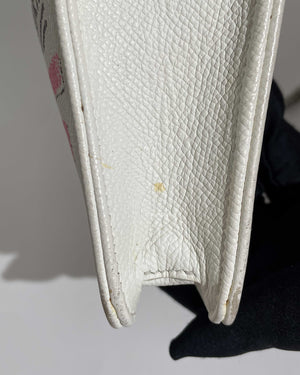 Balenciaga White Graffiti BB WOC