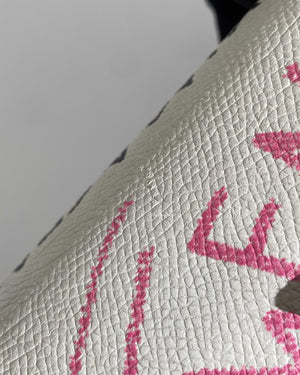 Balenciaga White Graffiti BB WOC