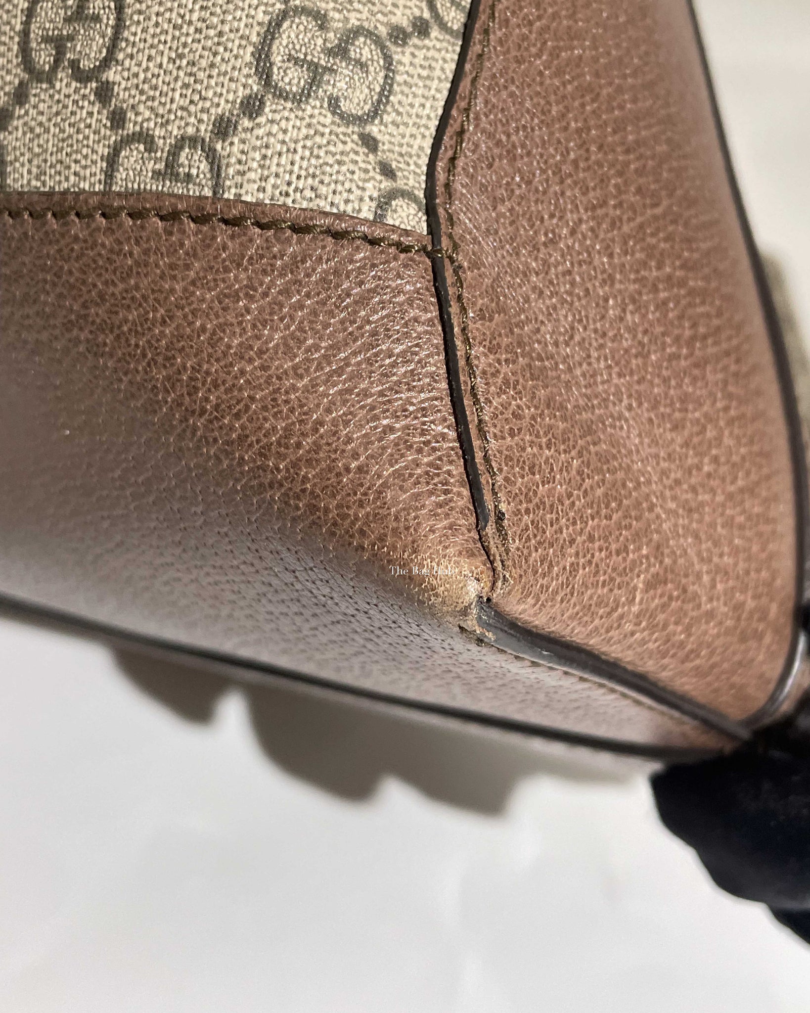 Gucci Beige/Ebony Ophidia GG Soft Medium Tote Bag-16