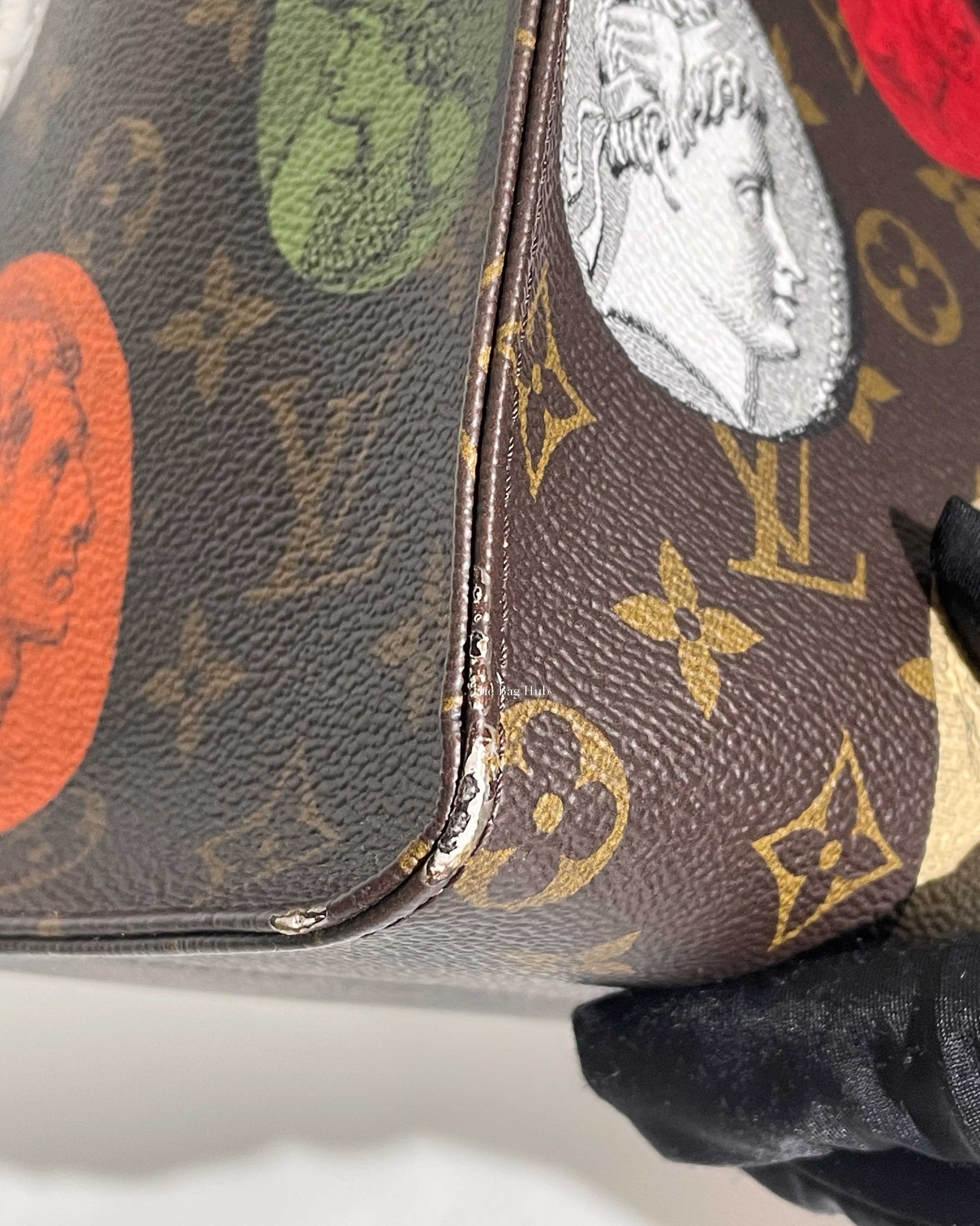 Louis Vuitton Monogram Cameo x Fornasetti Capsule OTG MM Bag-14