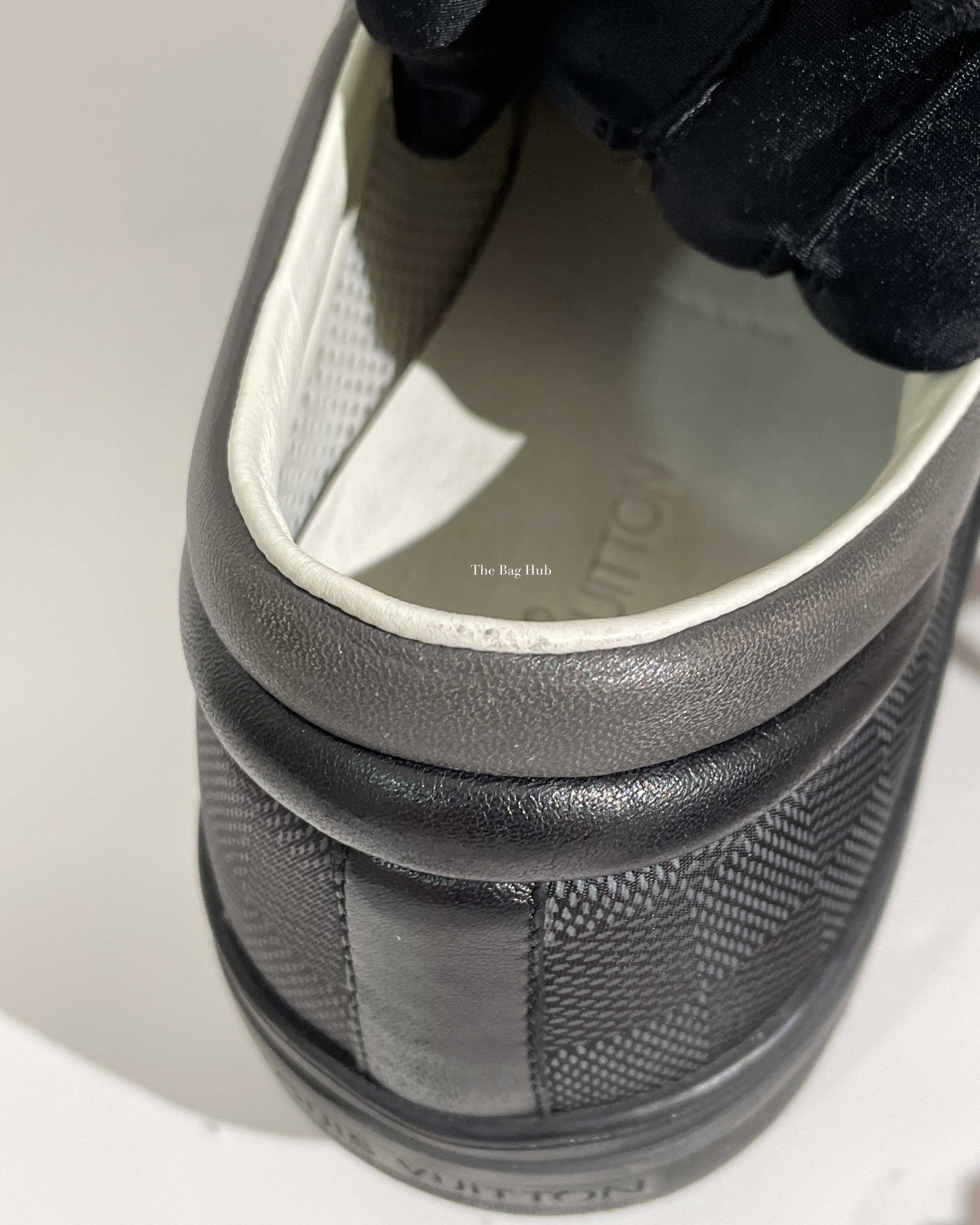 Louis Vuitton Damier Graphite Nylon Men's Sneakers Size 10, Designer Brand, Authentic Louis Vuitton