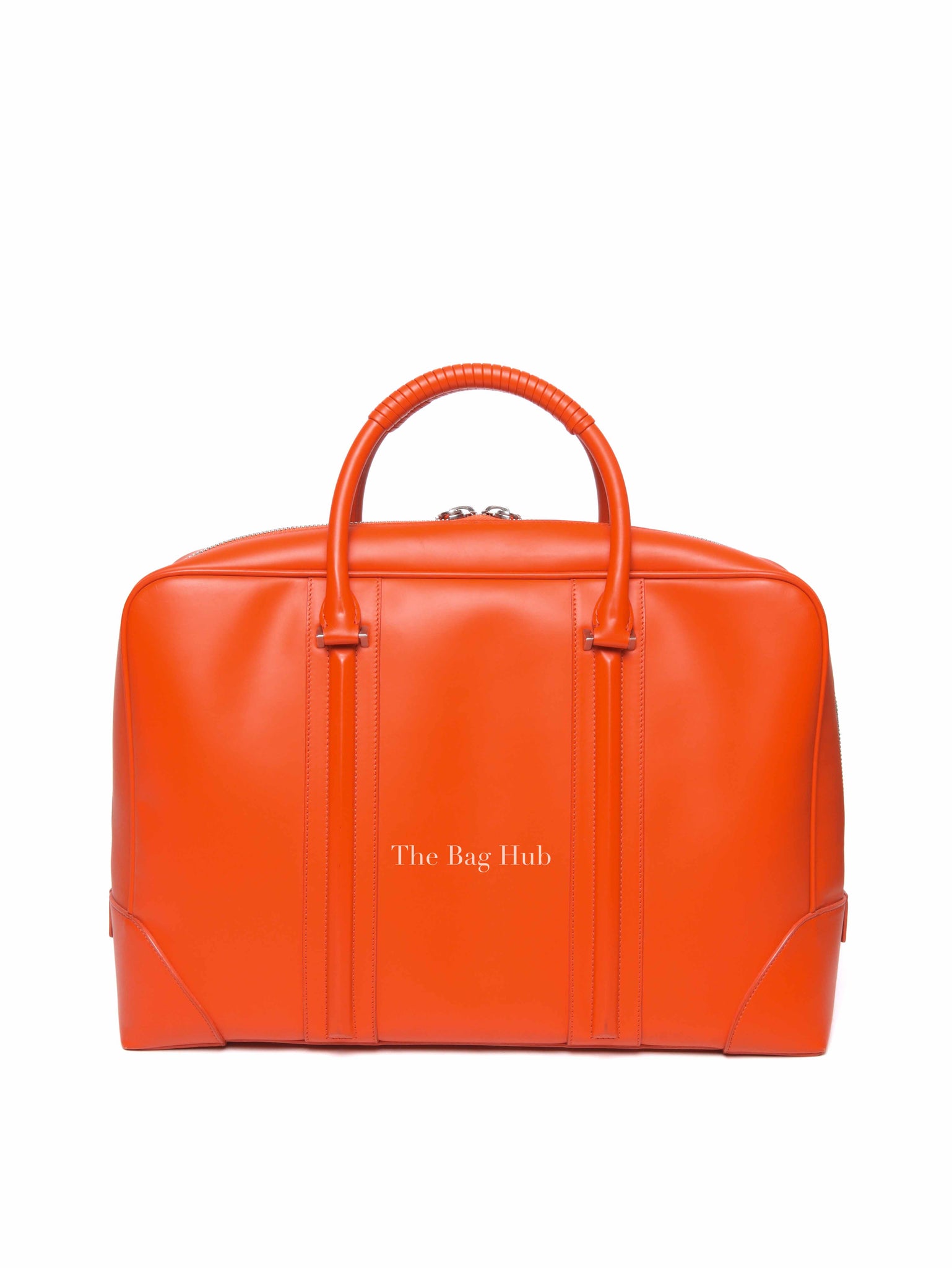 Givenchy Orange Calfskin Lucrezia Briefcase