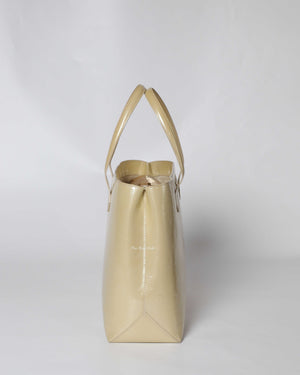 Louis Vuitton White Monogram Vernis Leather Wilshire MM Tote Bag-5