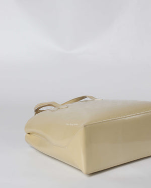 Louis Vuitton White Monogram Vernis Leather Wilshire MM Tote Bag-9