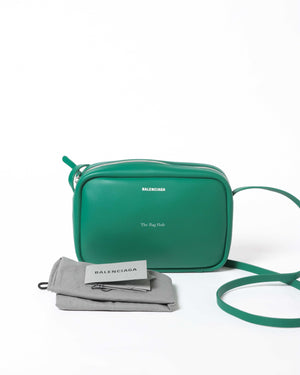 Balenciaga Green Everyday Camera Bag