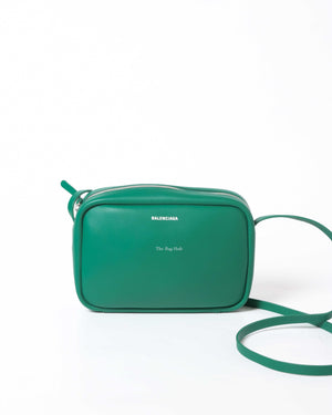 Balenciaga Green Everyday Camera Bag