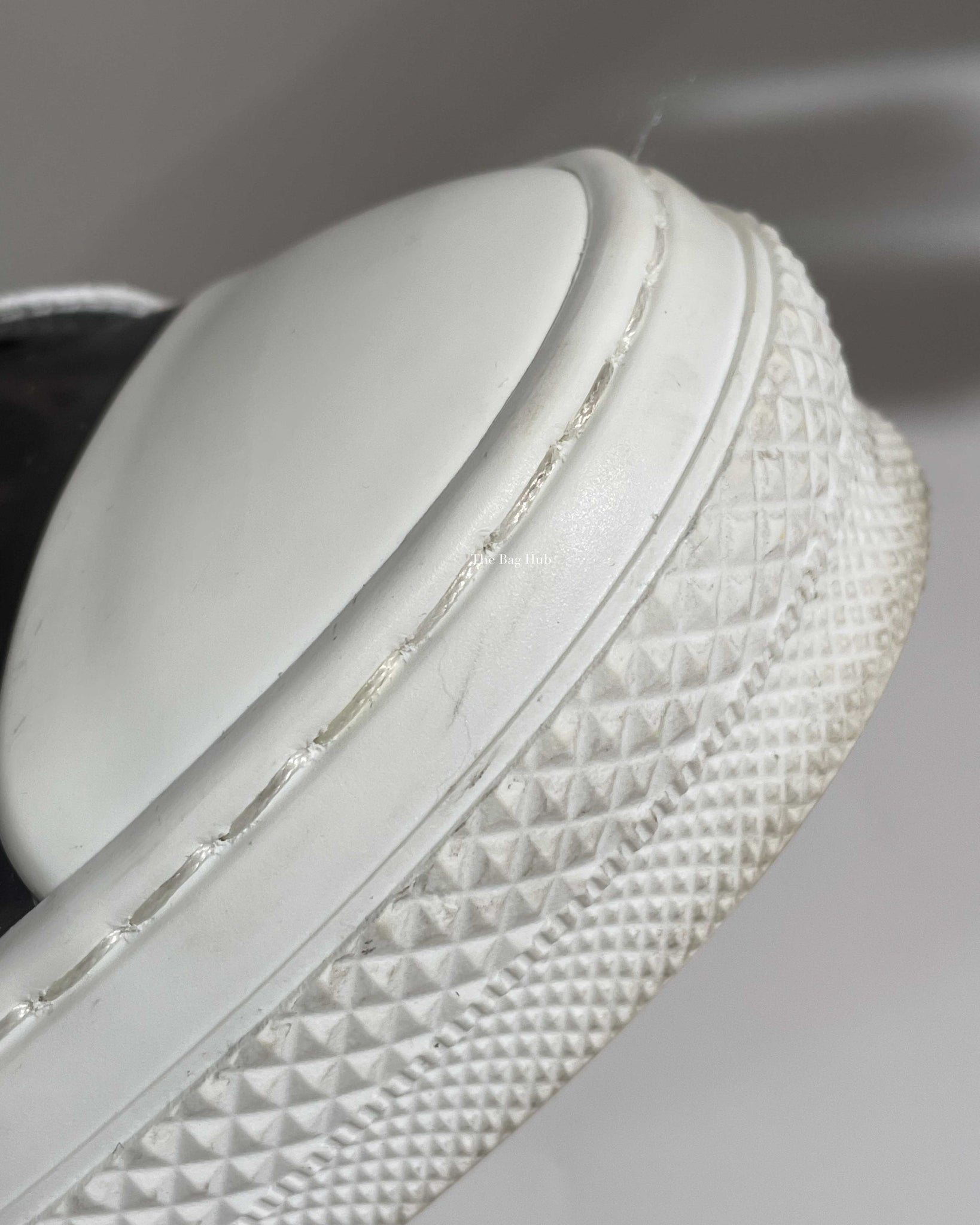 Dior Black/White Oblique Canvas Transparent B23 Low Top Sneakers Size 44-12