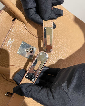 Hermes Trench Clemence Birkin 30 Bag-19