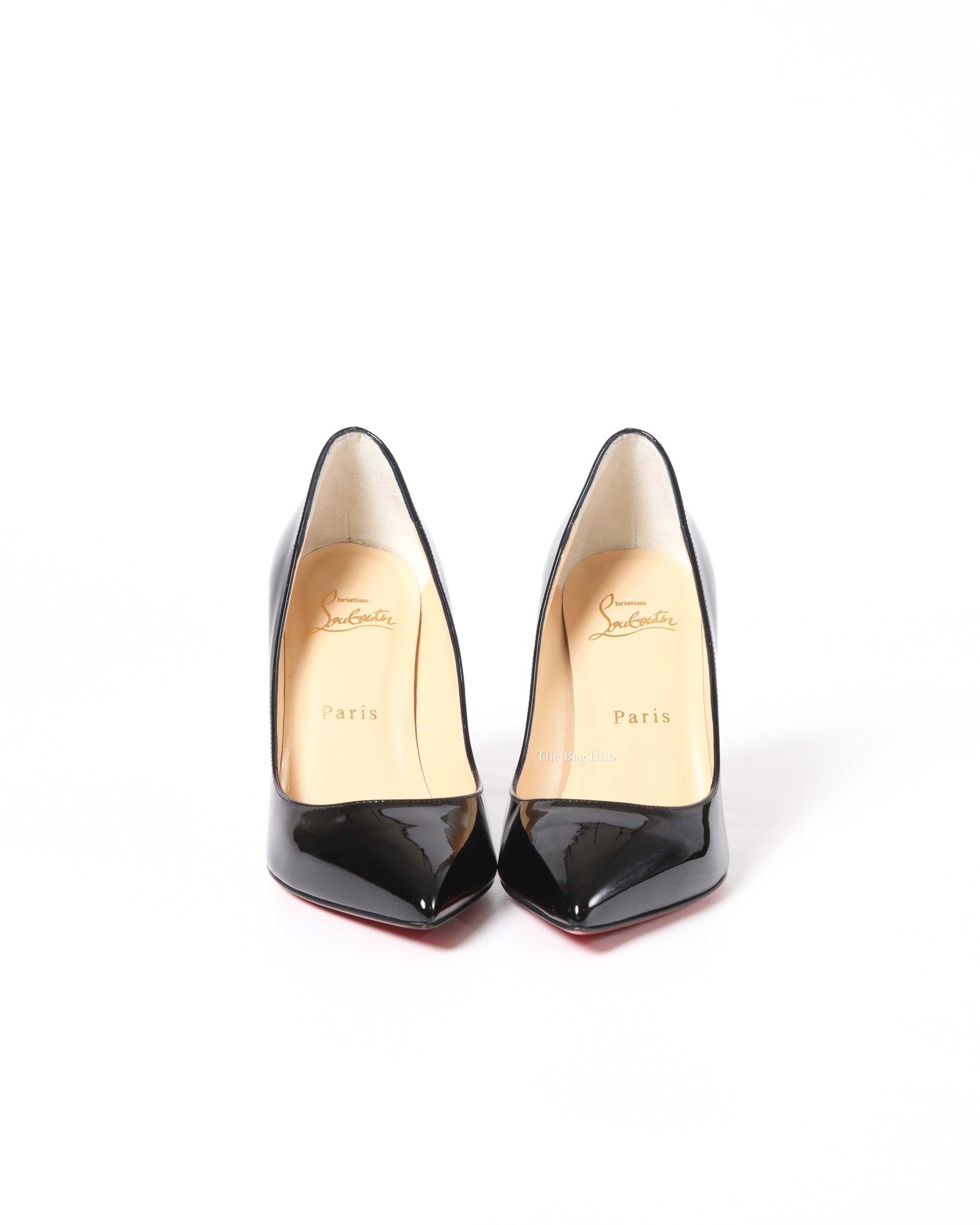 Christian Louboutin Black Patent Pigalle Pumps Size 36.5