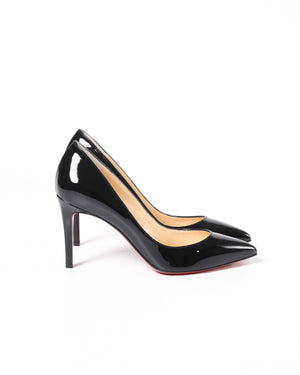 Christian Louboutin Black Patent Pigalle Pumps Size 36.5