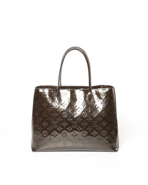 Louis Vuitton Black Wilshire MM Tote Bag-3
