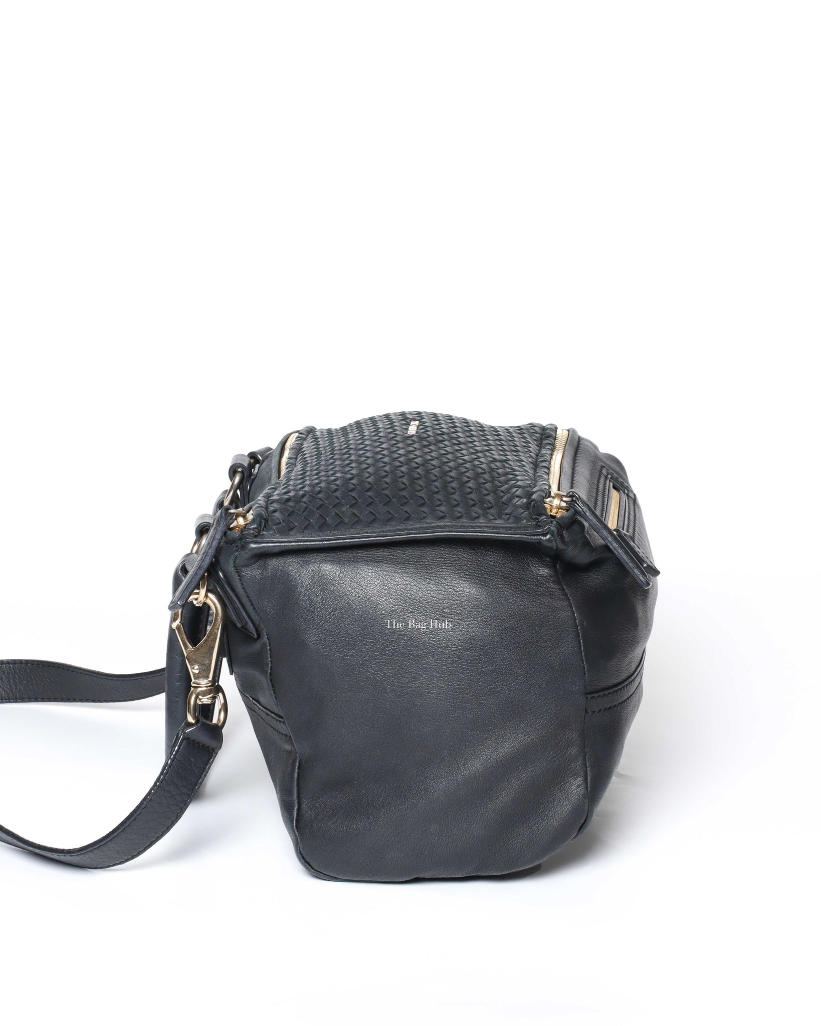 Givenchy Black Woven Medium Pandora GHW-5
