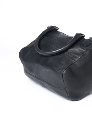 Givenchy Black Woven Medium Pandora GHW-7