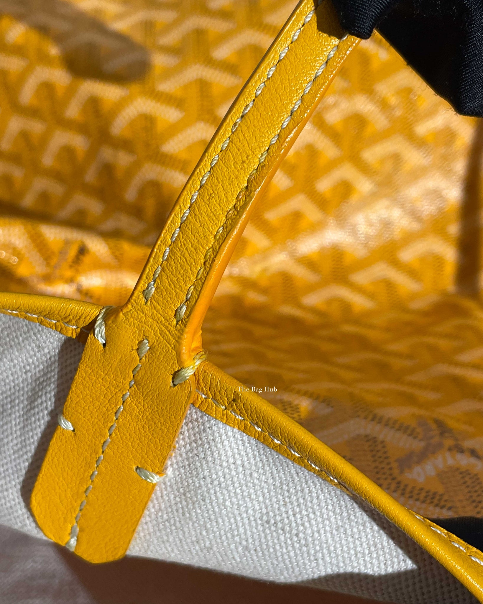 Goyard Yellow St. Louis GM Tote Bag-20