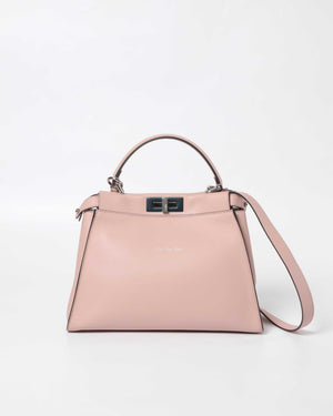 Fendi Soap Opale Leather Peekaboo Medium Bag-2