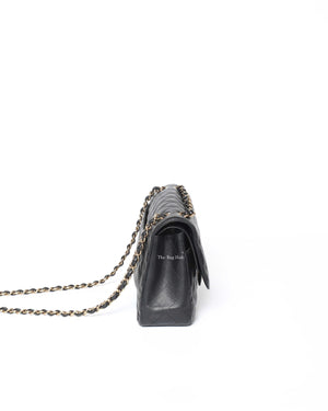 Chanel Black Quilted Caviar Leather Jumbo Classic Double Flap Bag