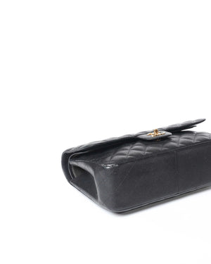 Chanel Black Quilted Caviar Leather Jumbo Classic Double Flap Bag