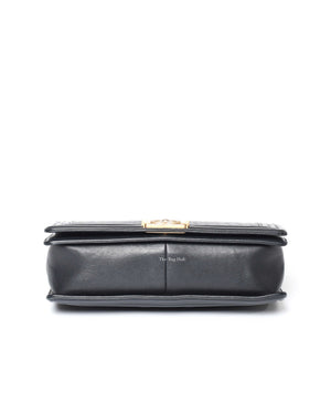 Chanel Black Caviar Quilted Large Le Boy Bag GHW