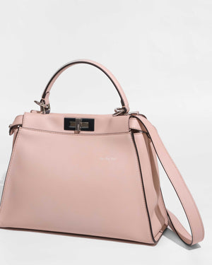 Fendi Soap Opale Leather Peekaboo Medium Bag-1