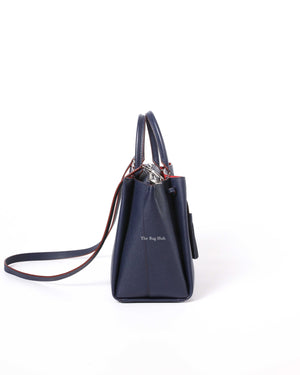 Louis Vuitton Navy Blue/Red Lockmeto Bag