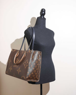 Louis Vuitton Reverse Monogram OTG MM Tote Bag