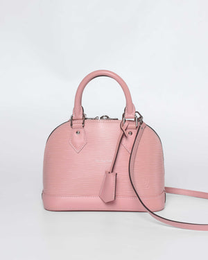 Louis Vuitton Sakura Pink Epi Alma BB Shoulder Handbag